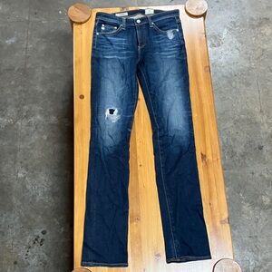 AG Adriano Goldschmied The Harper Jeans in Dark Blue